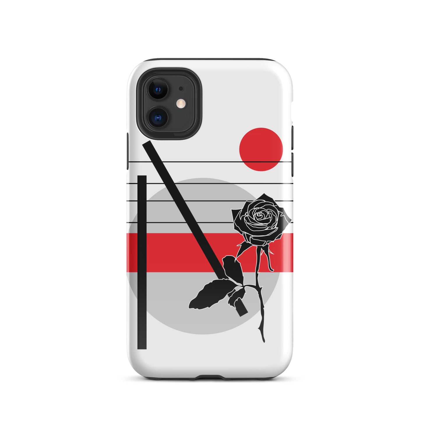 Abstract Black Rose Case for iPhone®