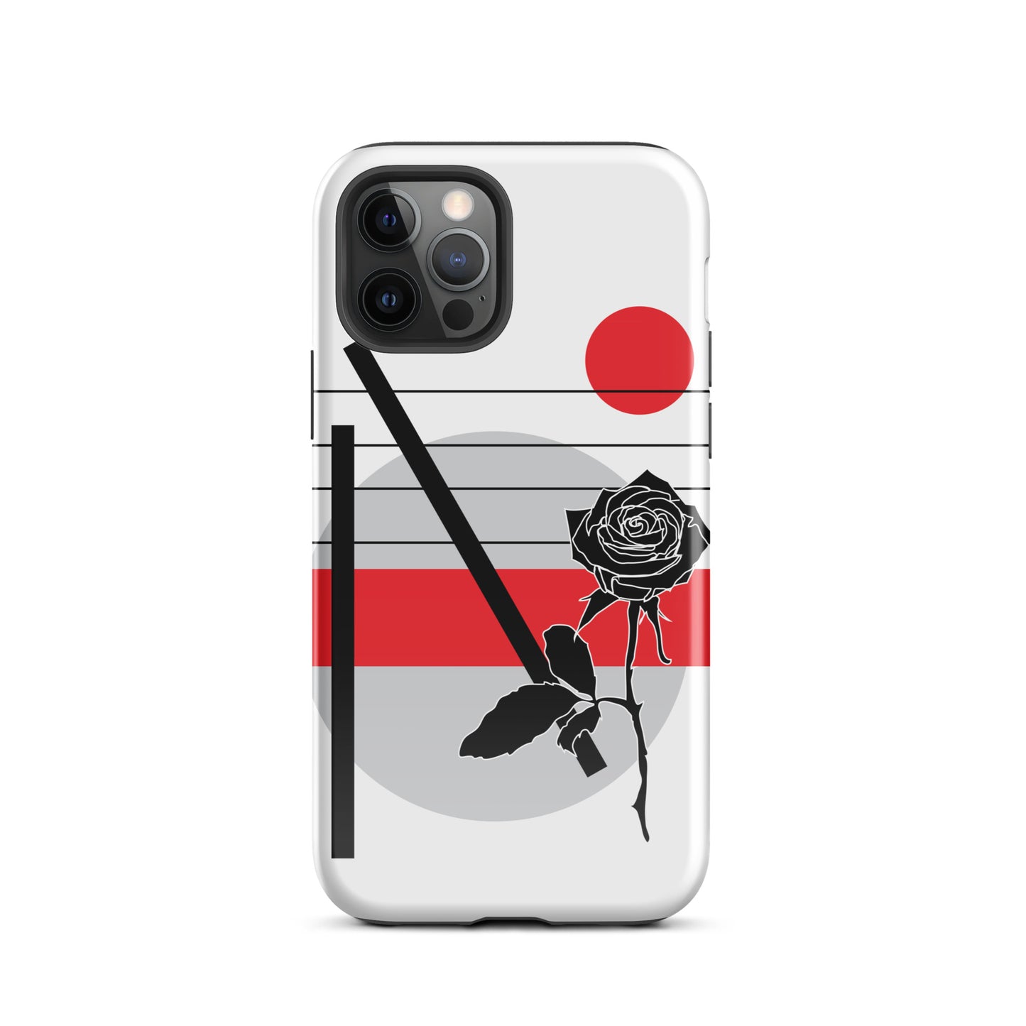 Abstract Black Rose Case for iPhone®