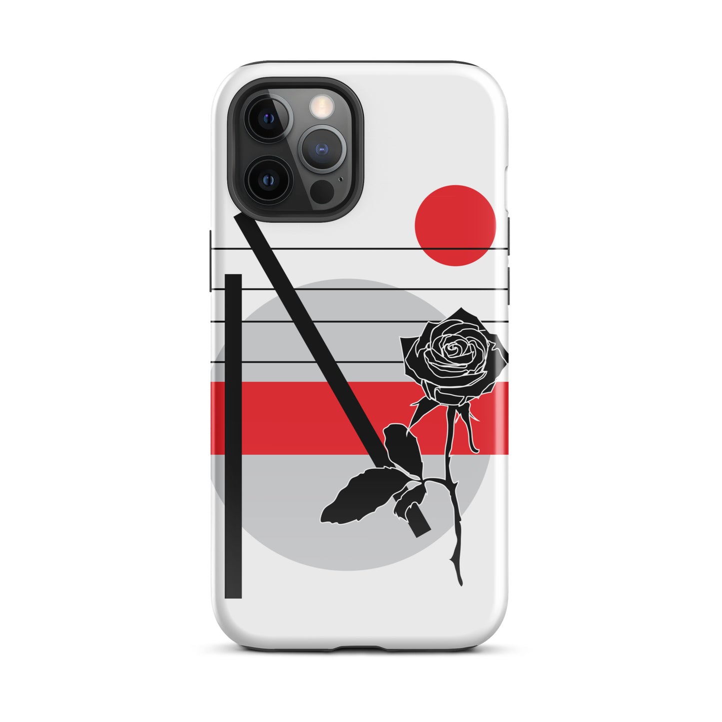 Abstract Black Rose Case for iPhone®