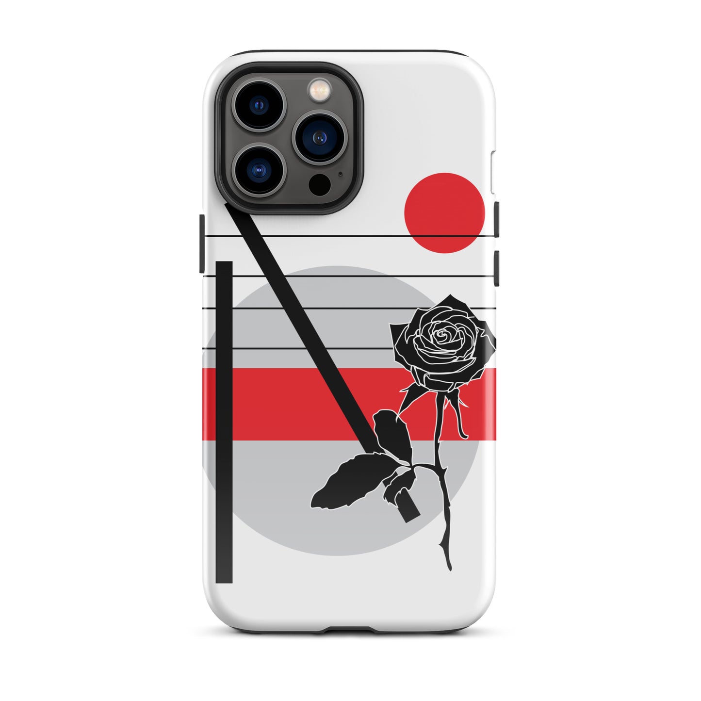 Abstract Black Rose Case for iPhone®