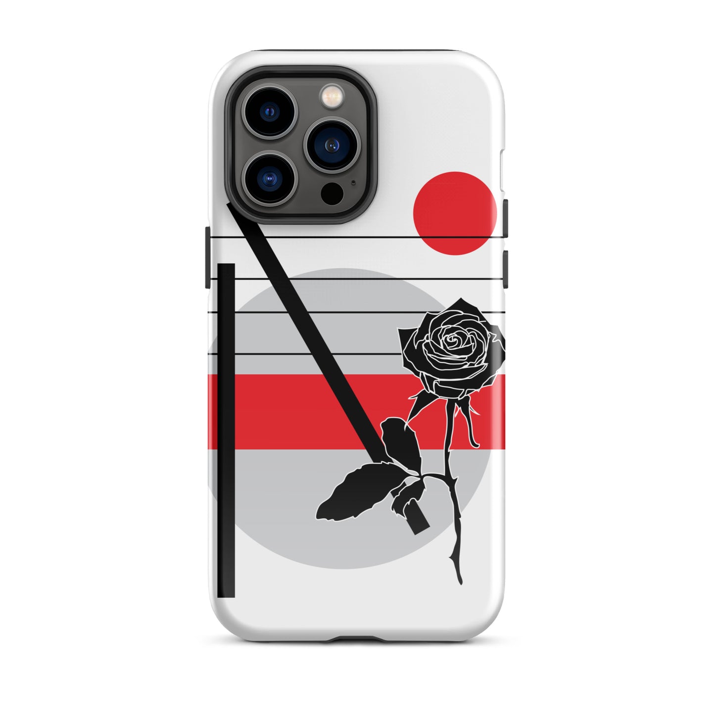 Abstract Black Rose Case for iPhone®