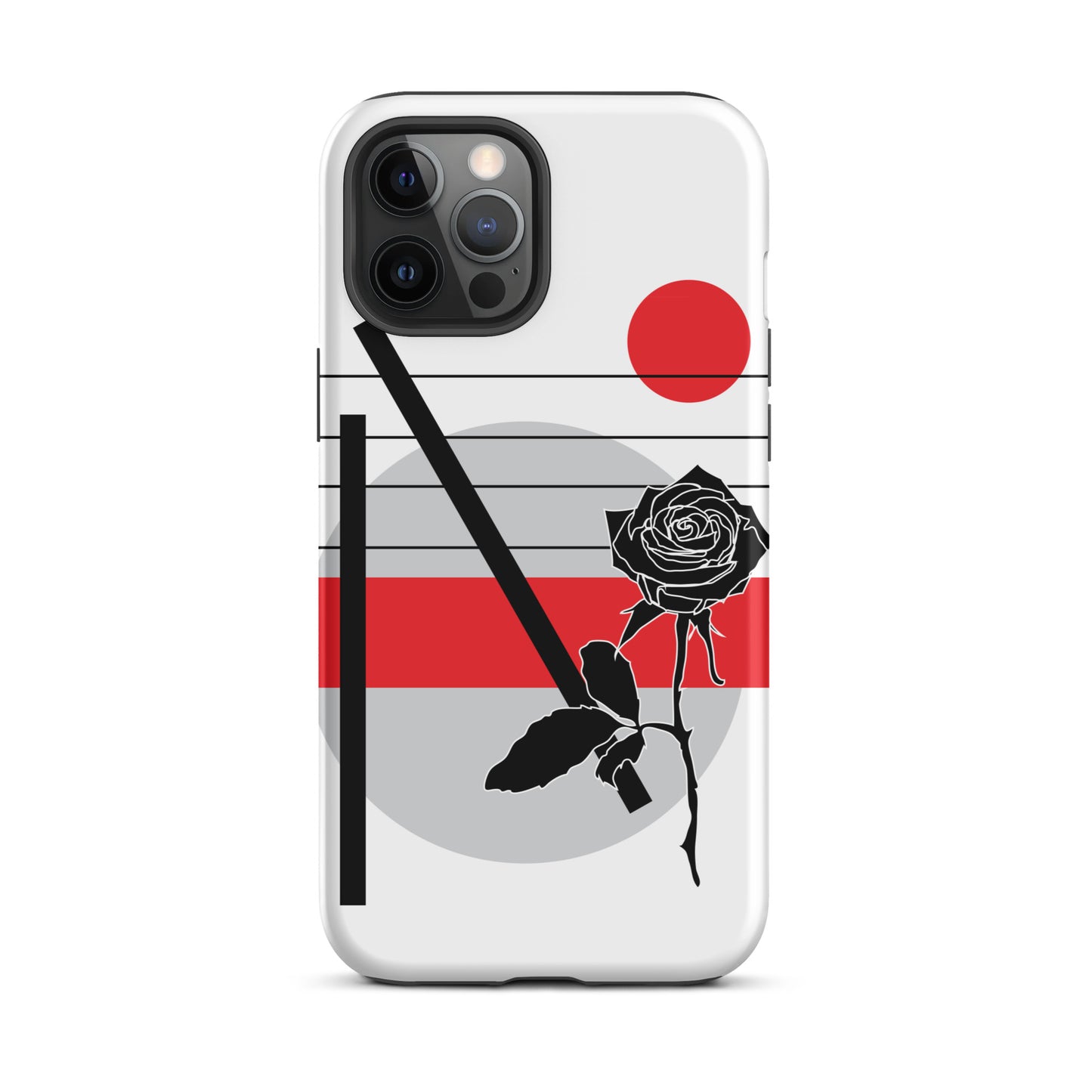 Abstract Black Rose Case for iPhone®