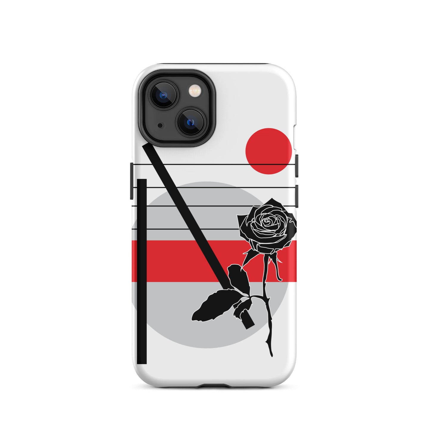 Abstract Black Rose Case for iPhone®