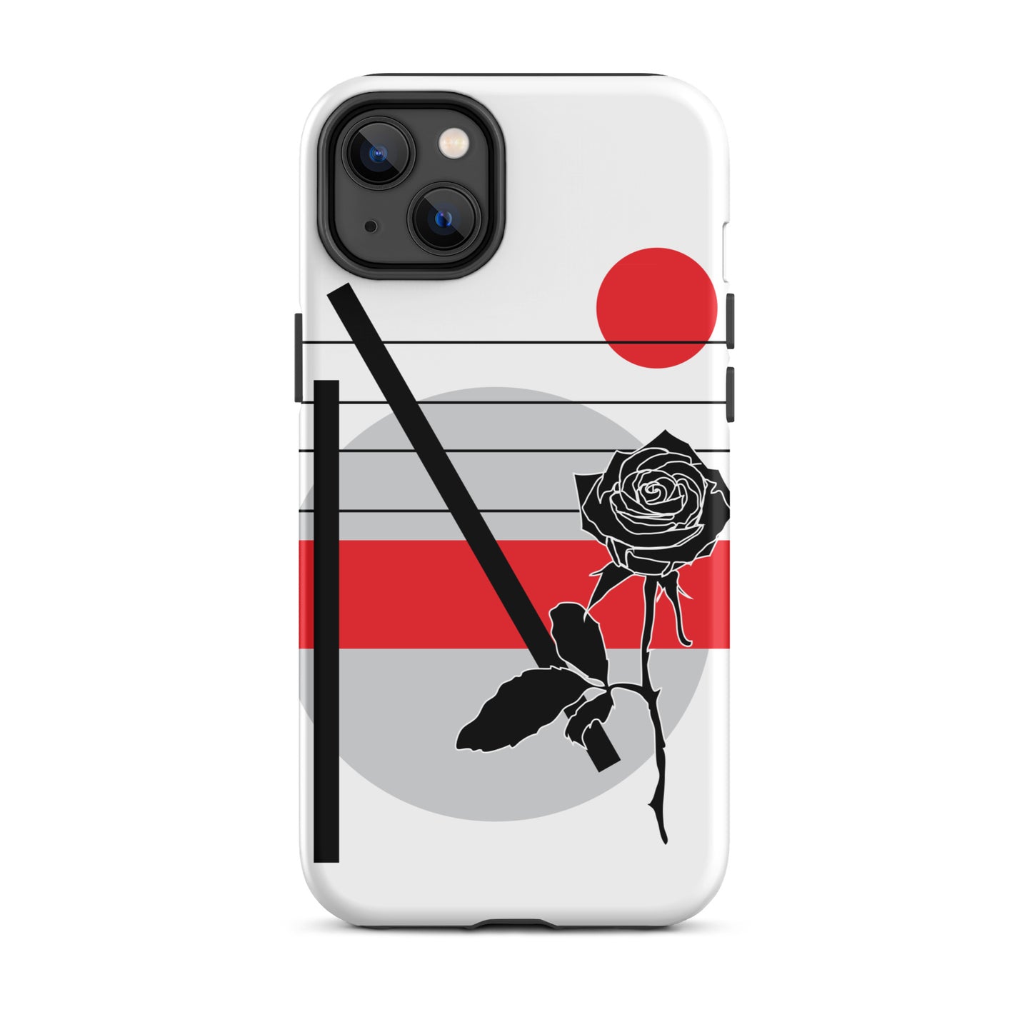 Abstract Black Rose Case for iPhone®