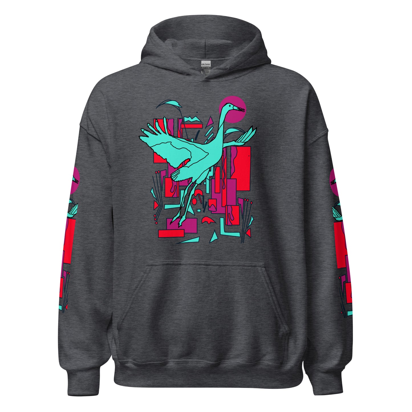 Crane Decor Hoodie