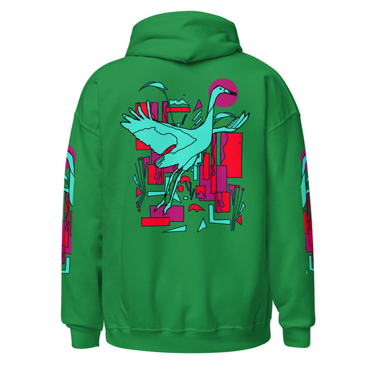 Crane Decor Hoodie