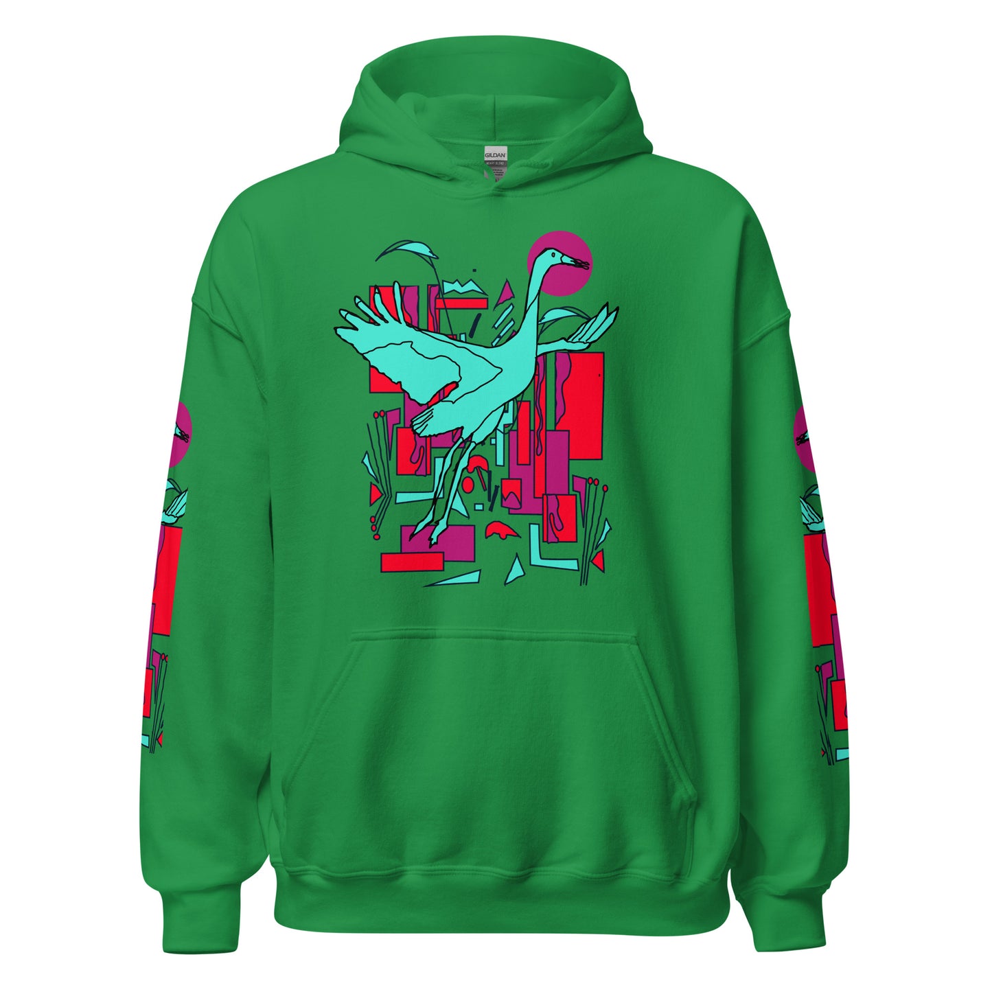 Crane Decor Hoodie