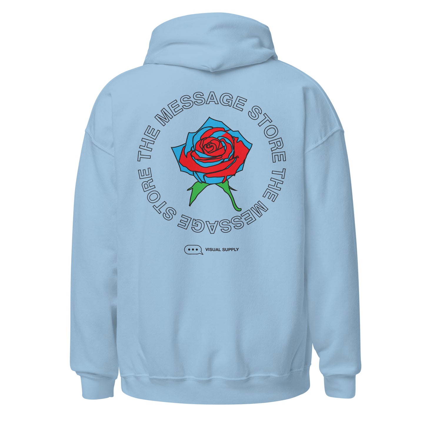 The Message Store Peace and Passion Rose Hoodie