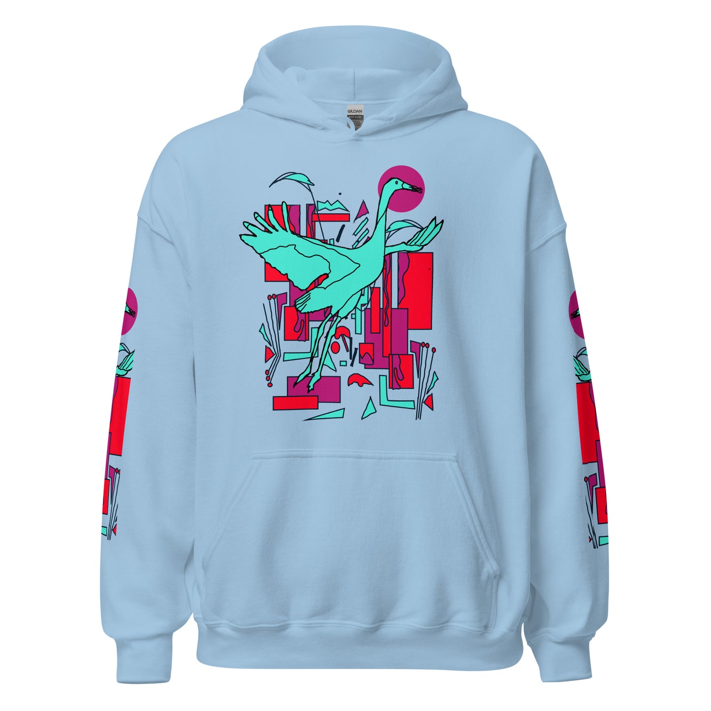 Crane Decor Hoodie