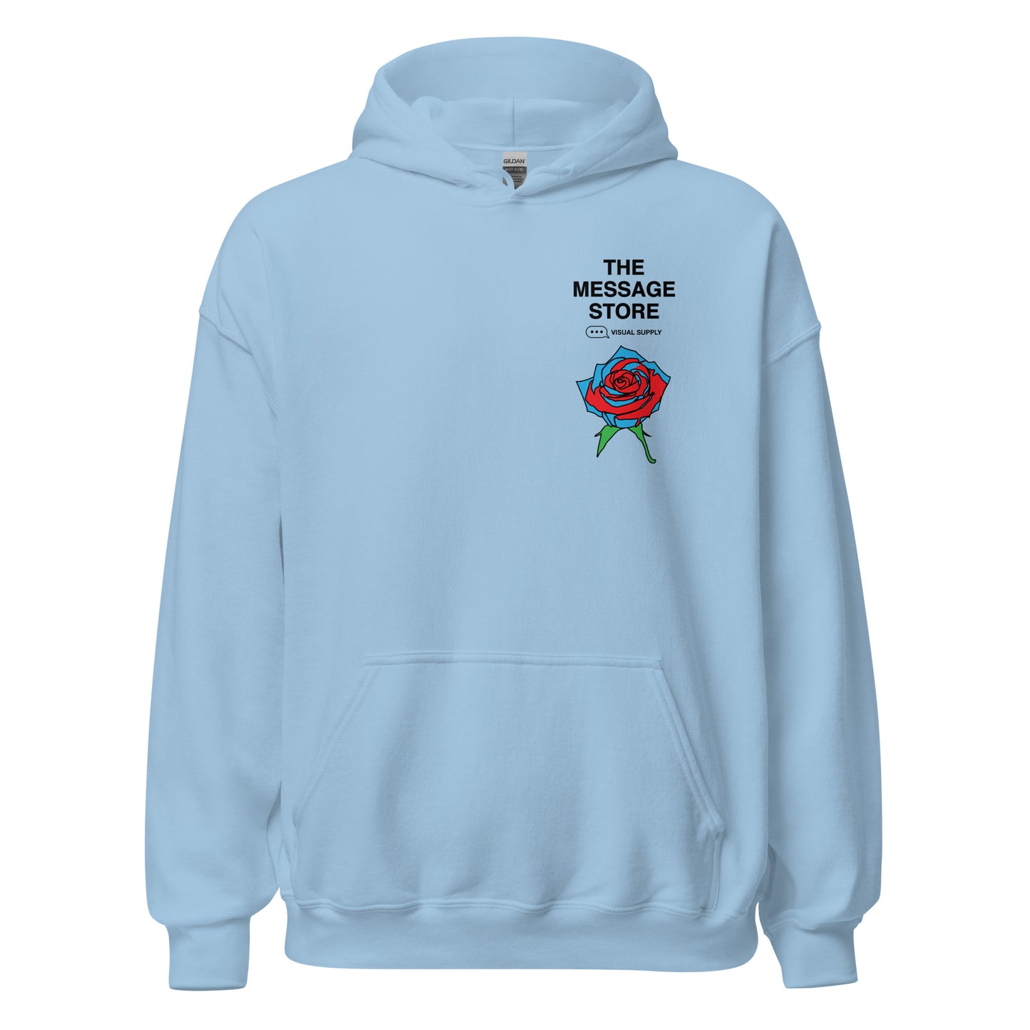 The Message Store Peace and Passion Rose Hoodie