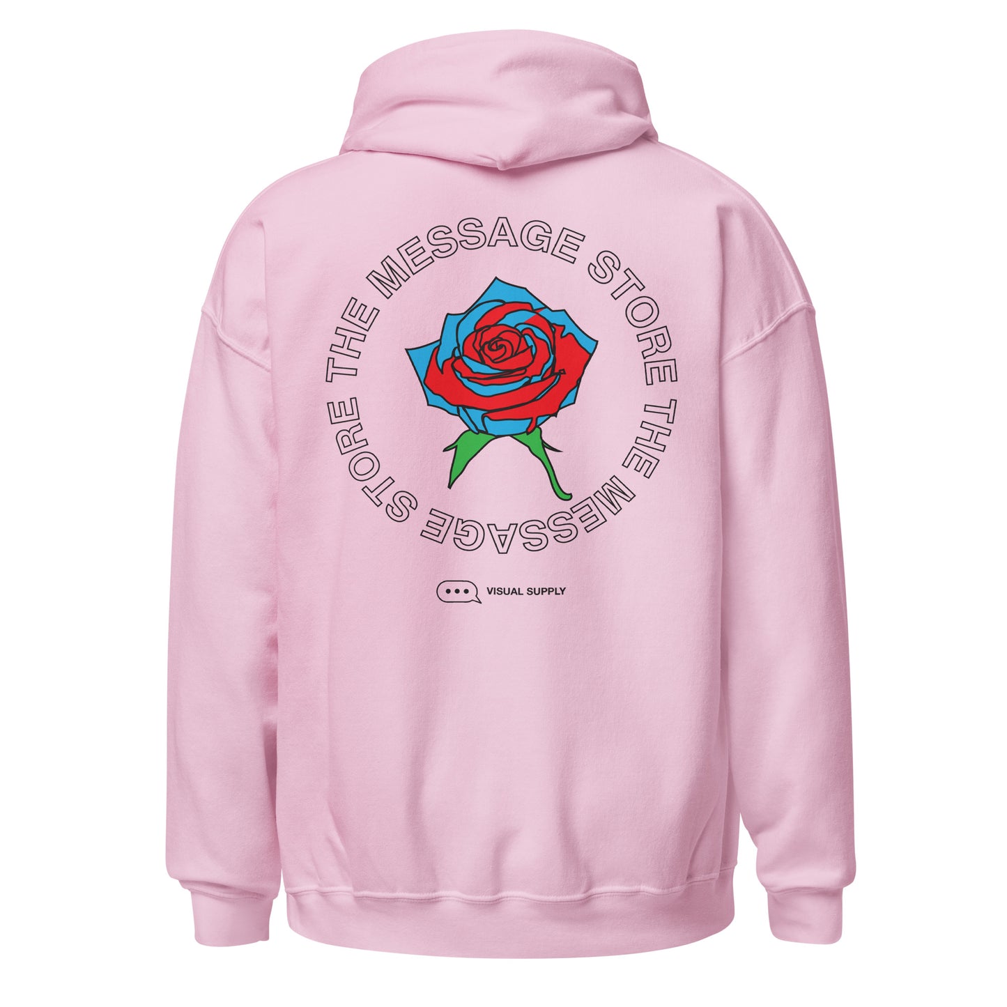 The Message Store Peace and Passion Rose Hoodie