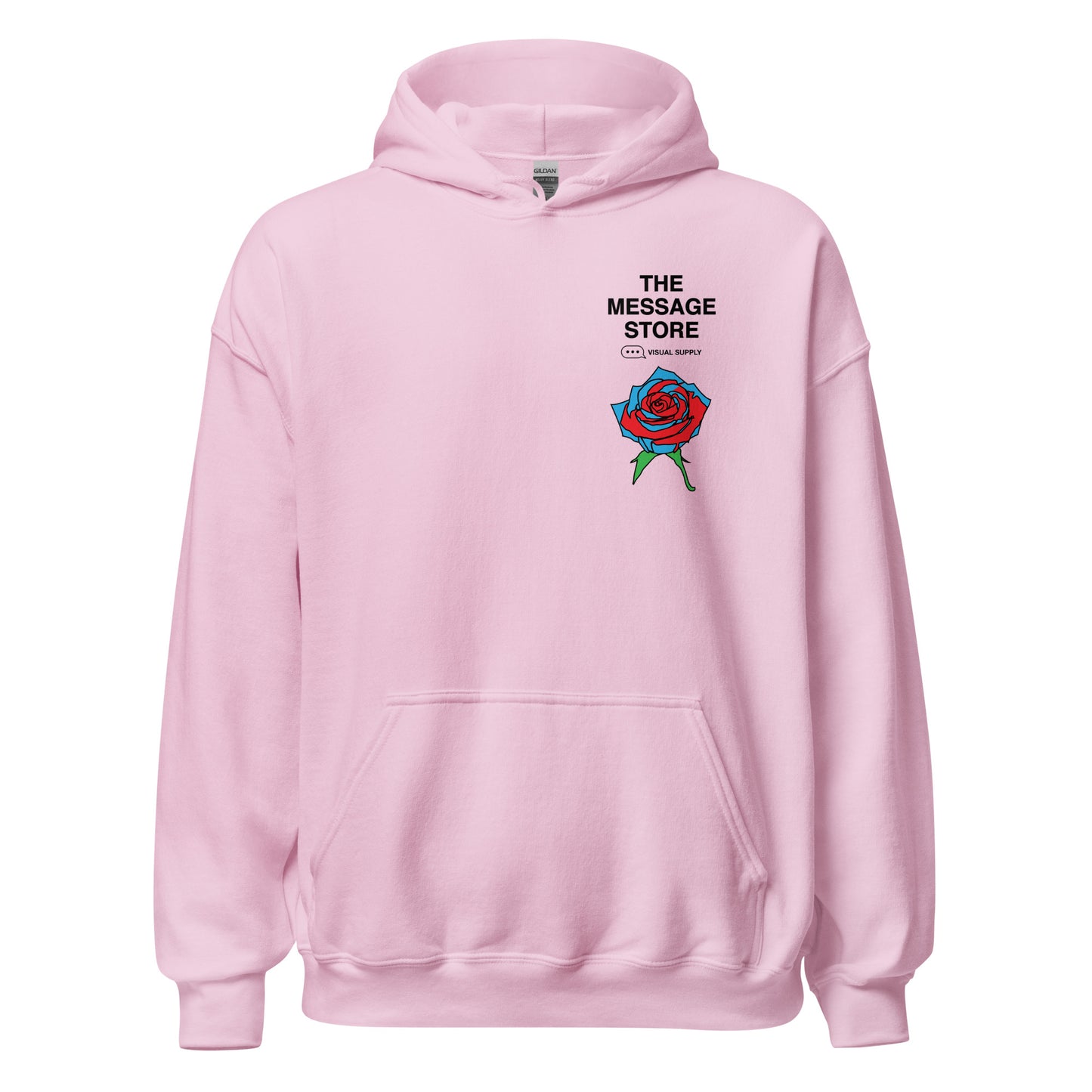 The Message Store Peace and Passion Rose Hoodie