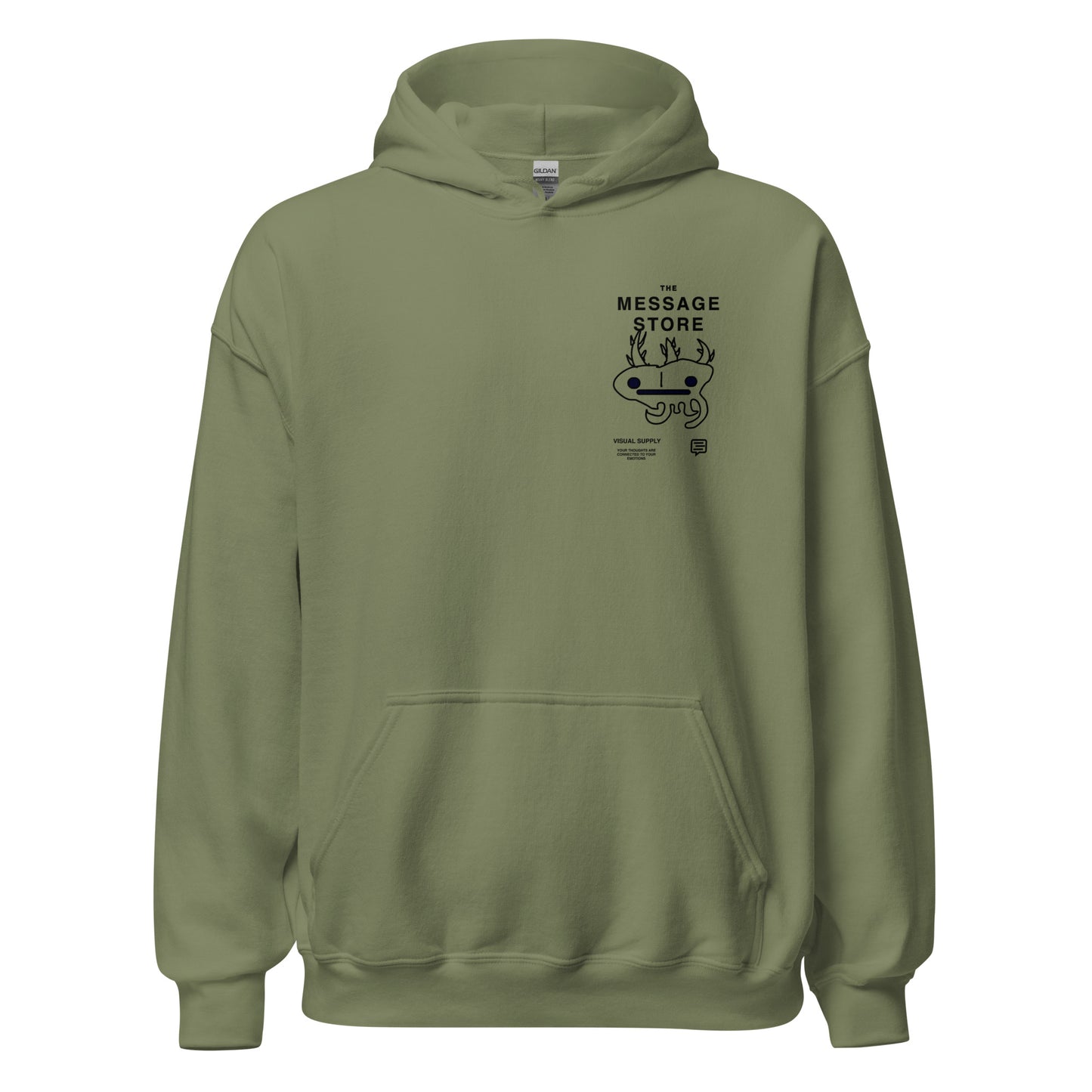 The Message Store 3 Spike Hoodie