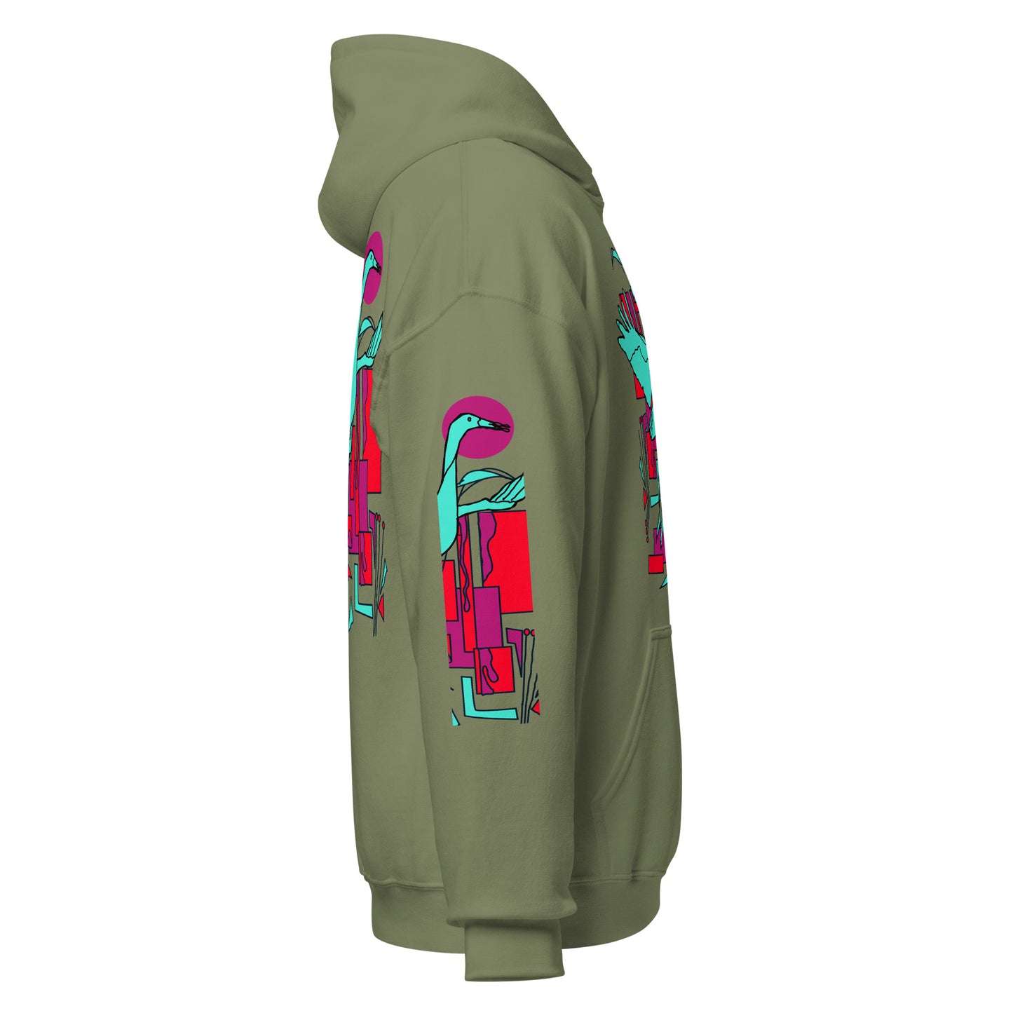 Crane Decor Hoodie