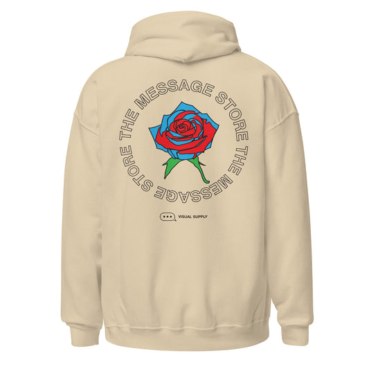 The Message Store Peace and Passion Rose Hoodie