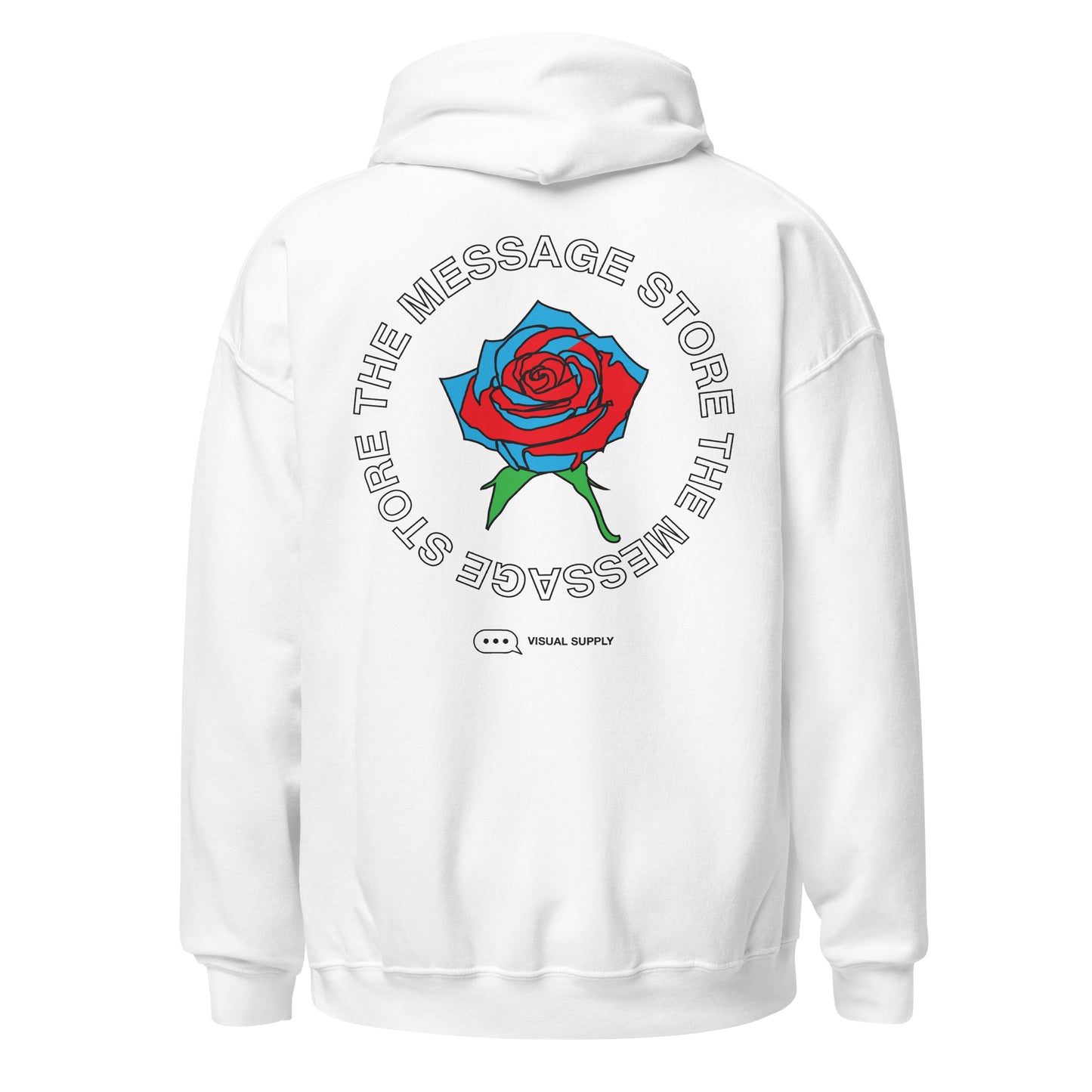 The Message Store Peace and Passion Rose Hoodie