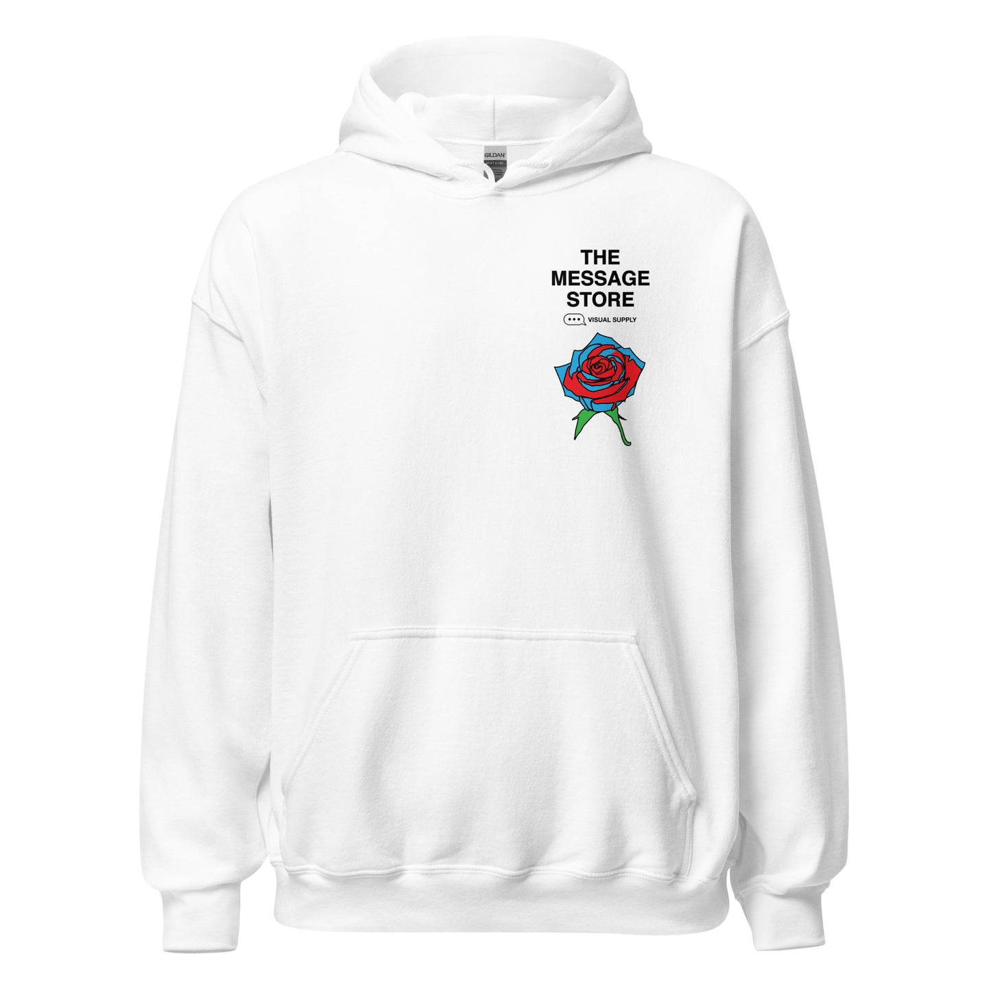 The Message Store Peace and Passion Rose Hoodie