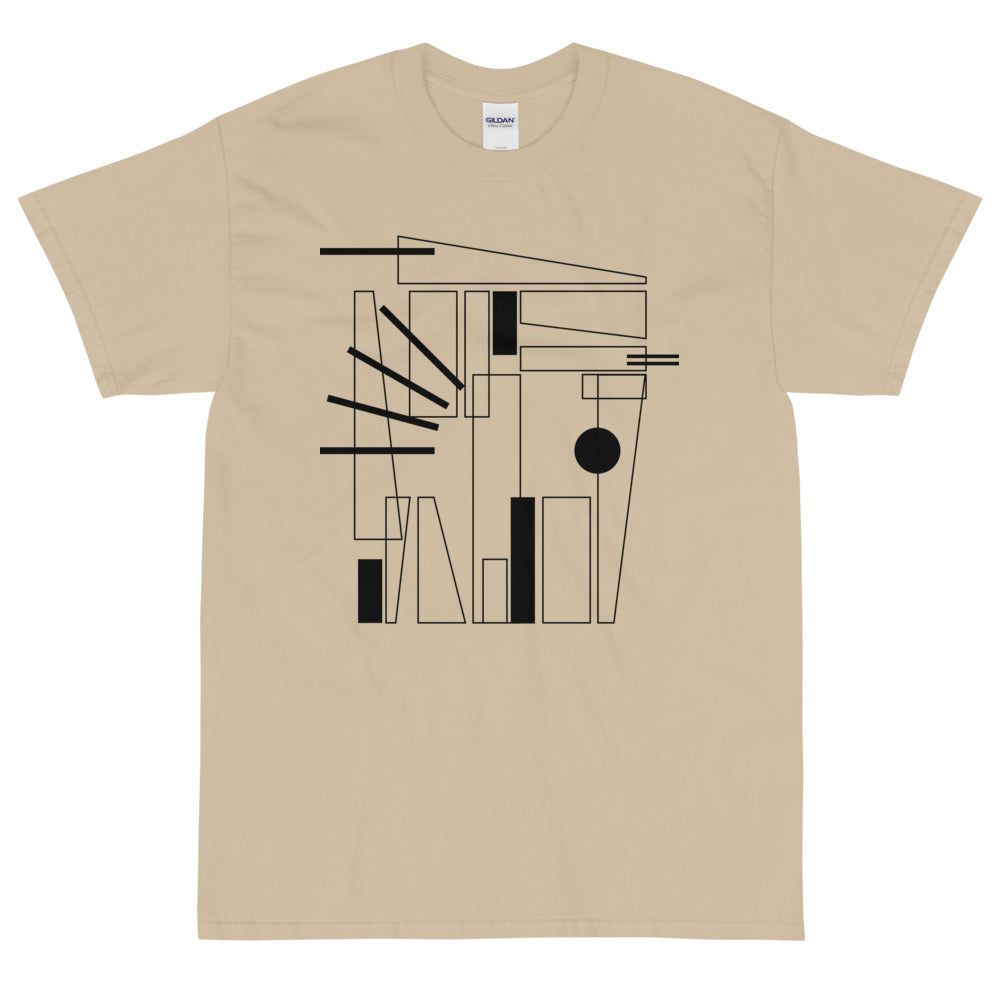 Block Structre Short Sleeve T-Shirt