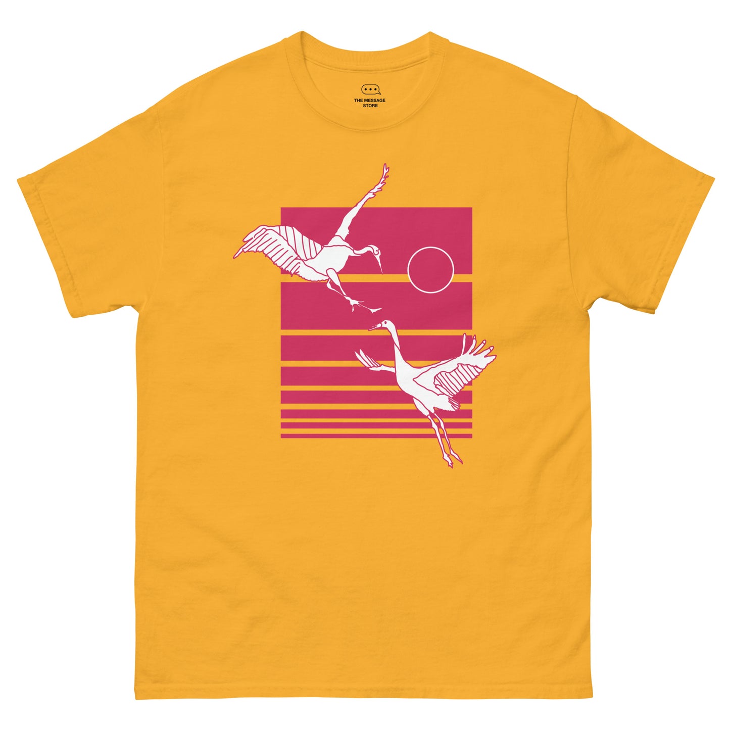 Dancing Cranes Red T-Shirt