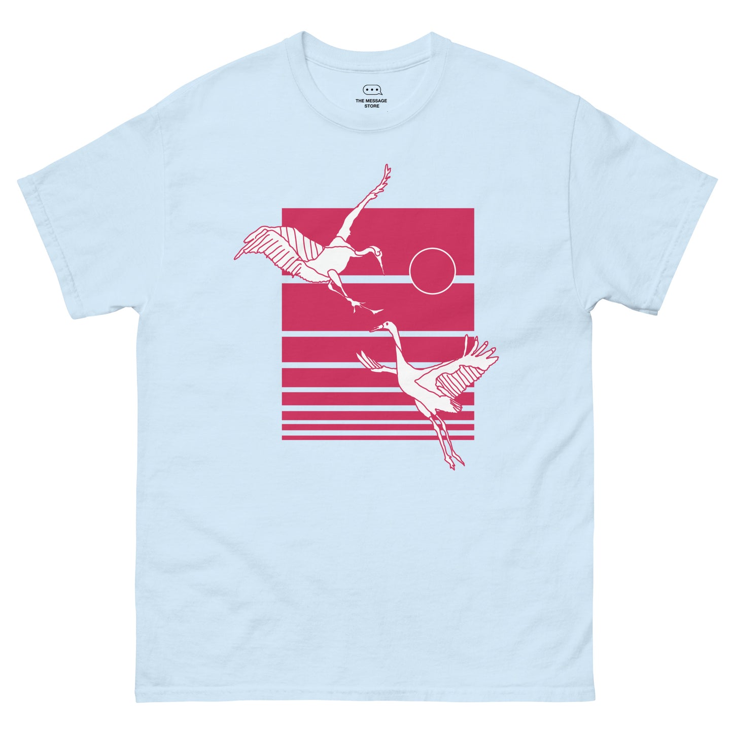 Dancing Cranes Red T-Shirt