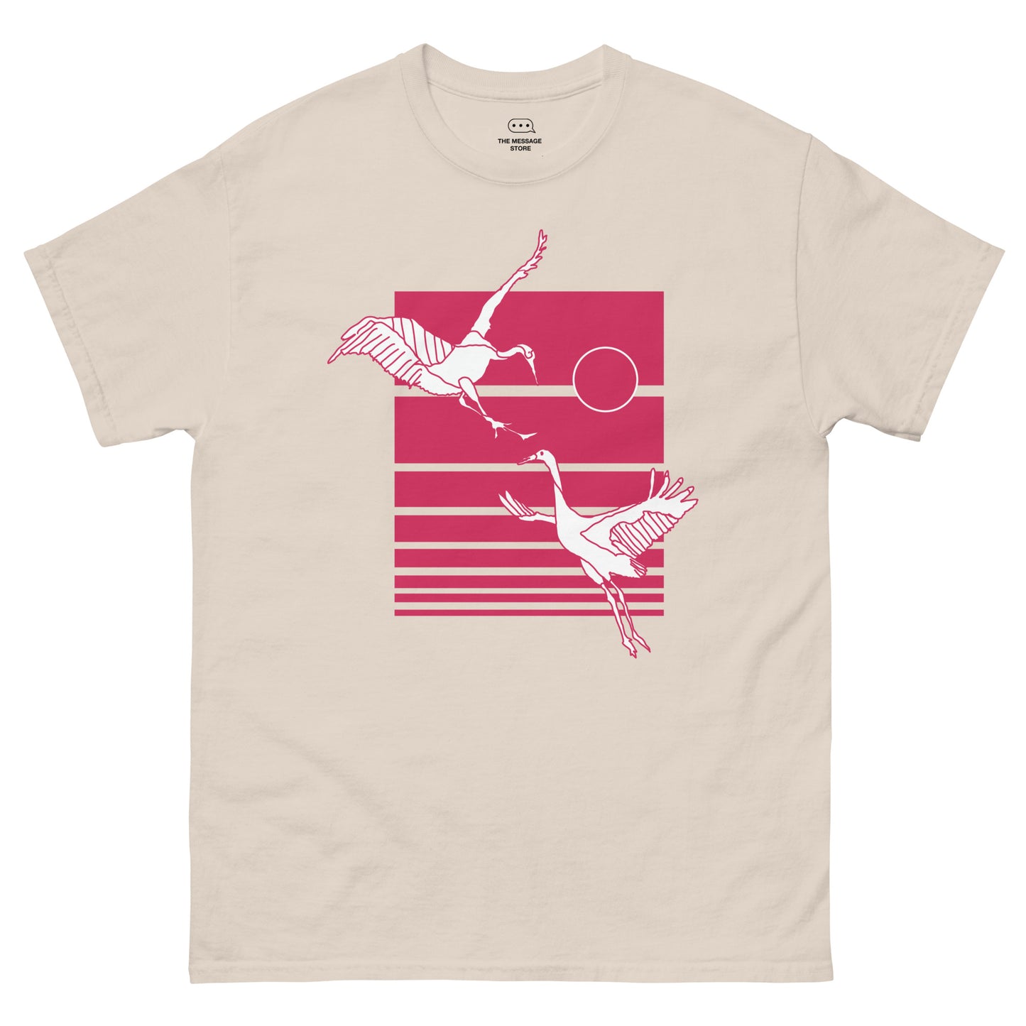 Dancing Cranes Red T-Shirt