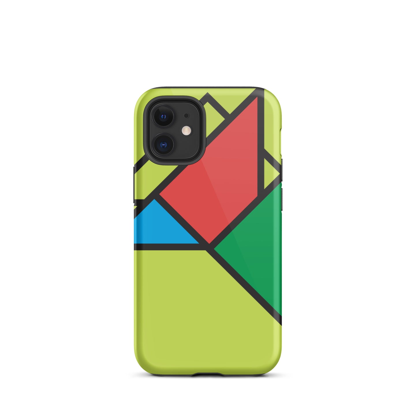 Geometric Shapes Lime Case for iPhone®