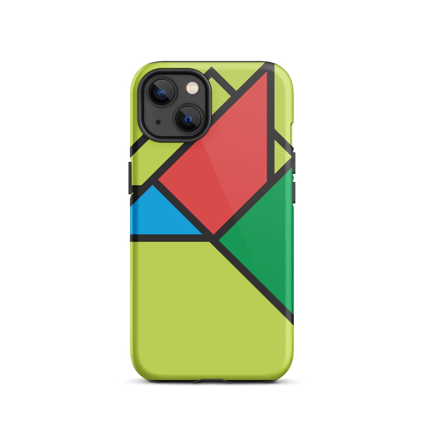 Geometric Shapes Lime Case for iPhone®