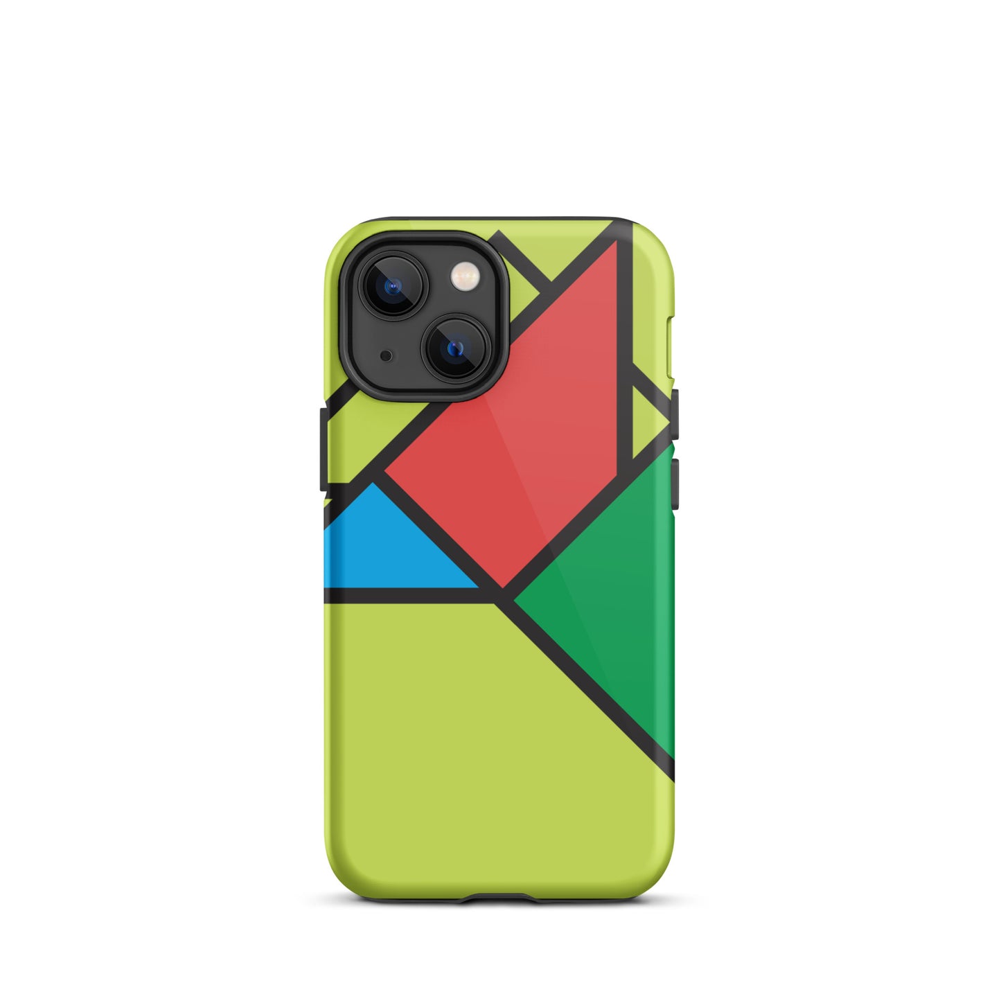 Geometric Shapes Lime Case for iPhone®