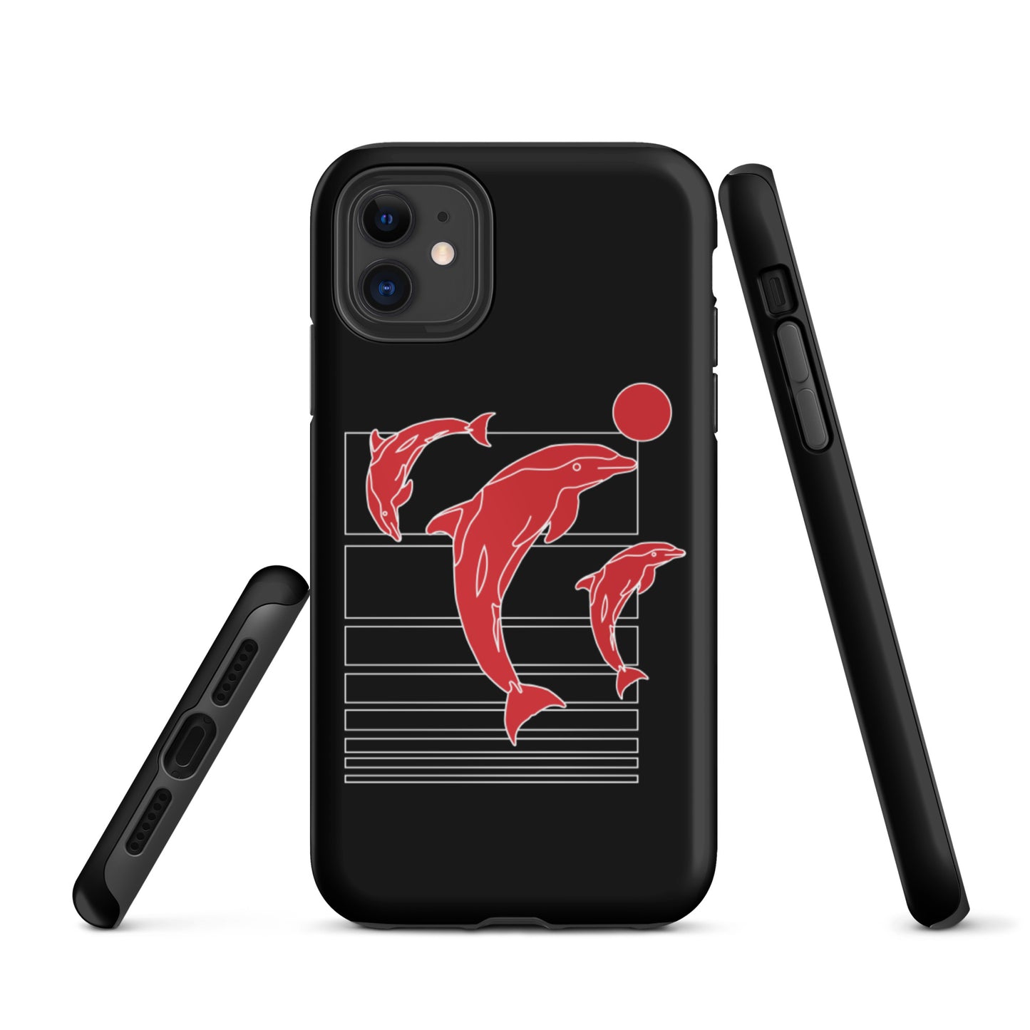 Dancing Dolphins Tough iPhone case