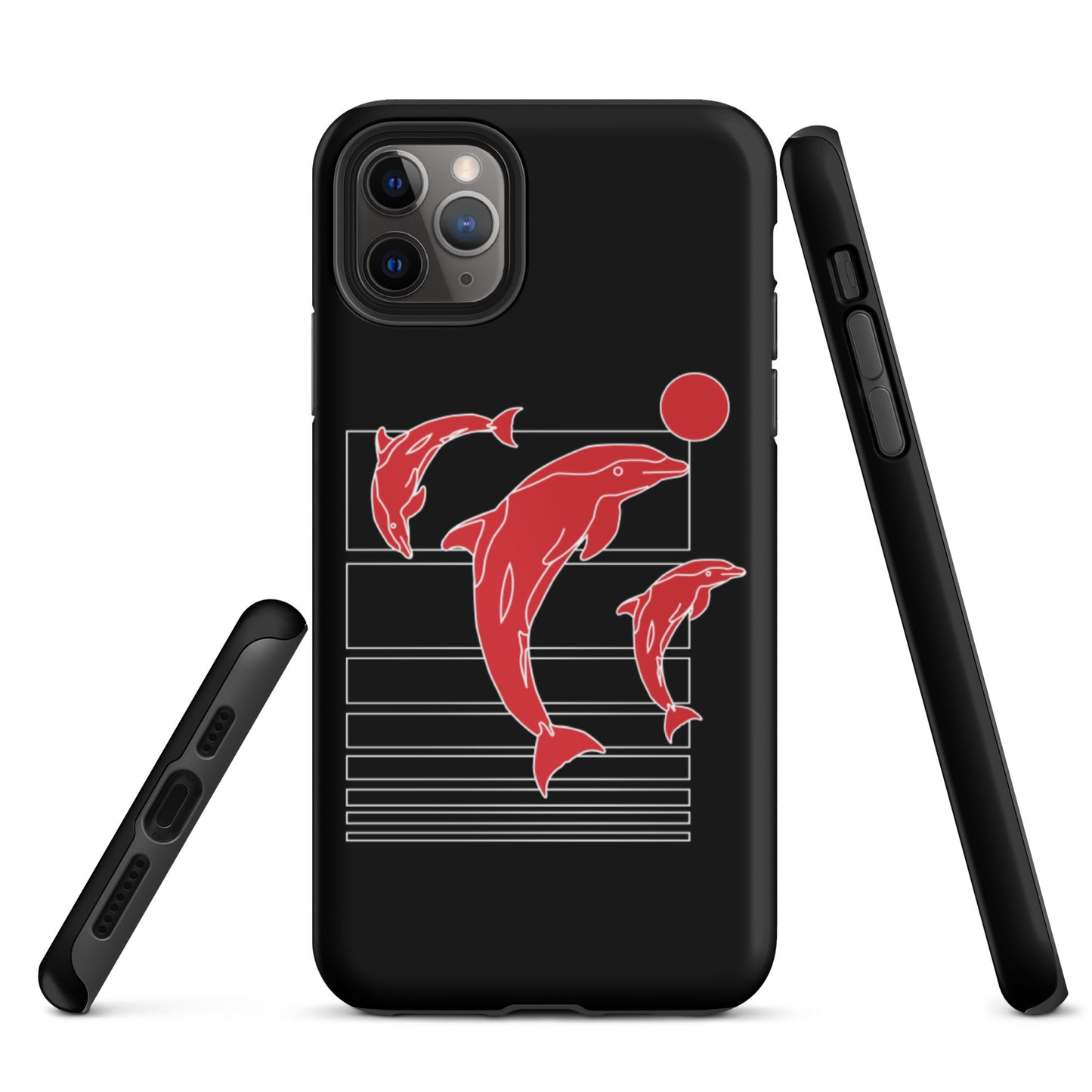 Dancing Dolphins Tough iPhone case