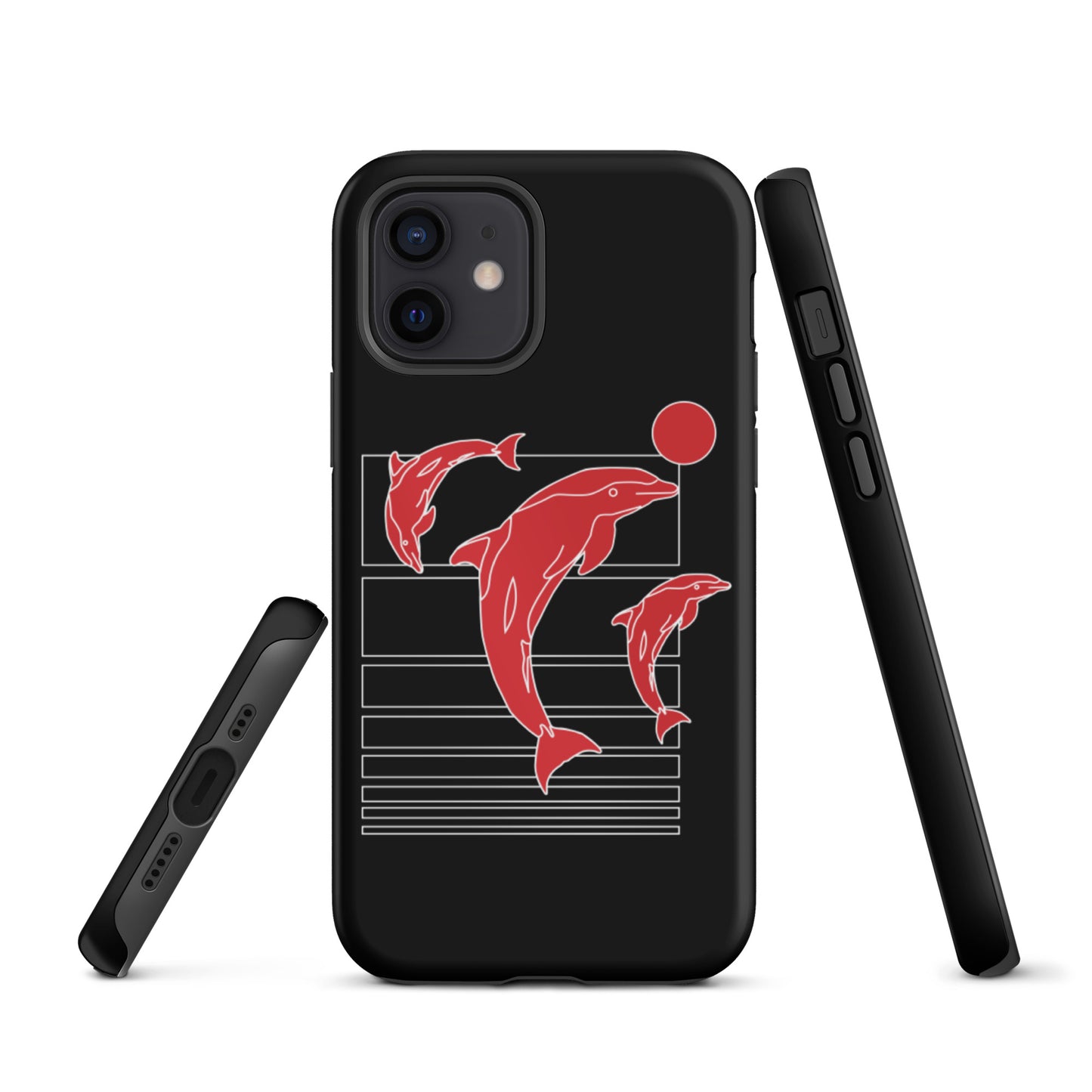 Dancing Dolphins Tough iPhone case