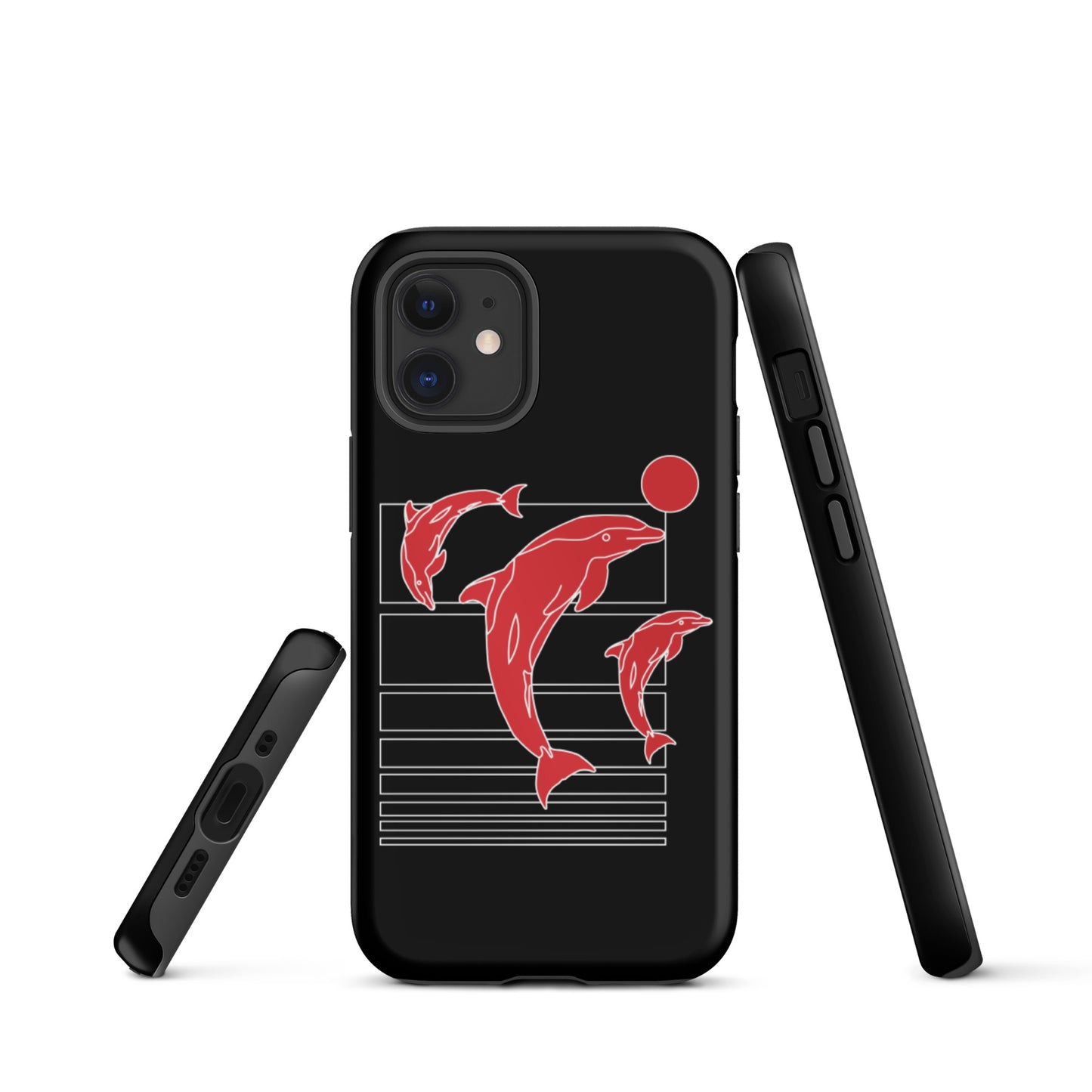 Dancing Dolphins Tough iPhone case