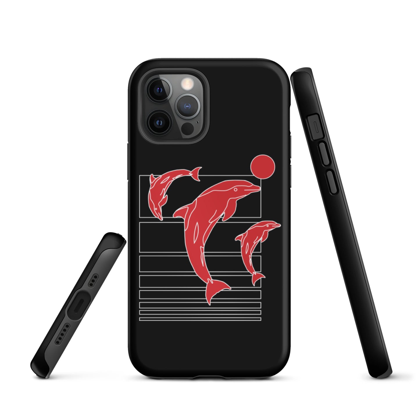 Dancing Dolphins Tough iPhone case