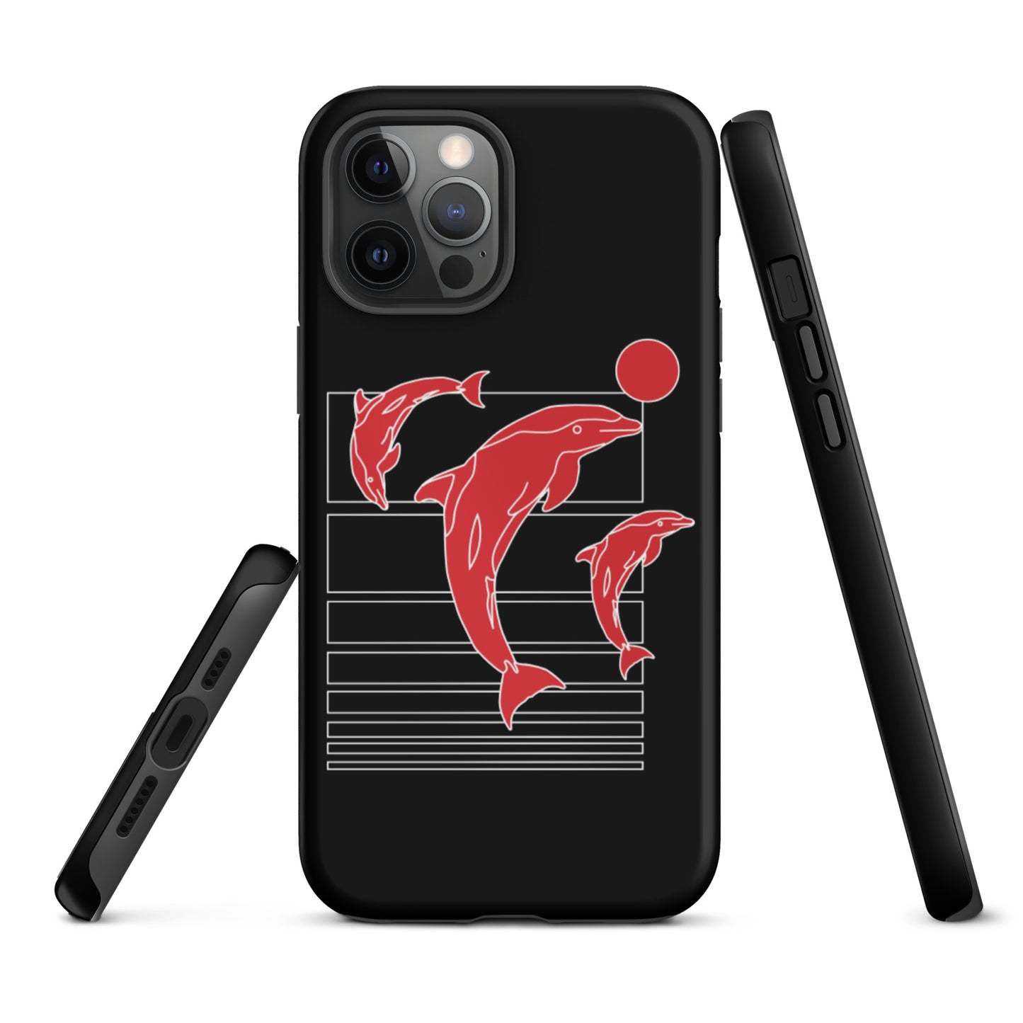 Dancing Dolphins Tough iPhone case