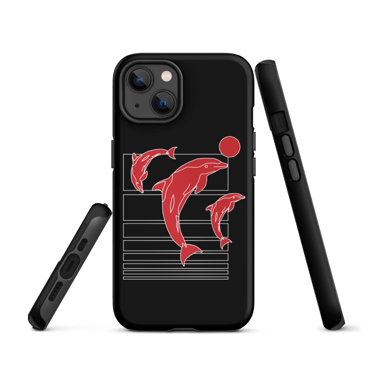 Dancing Dolphins Tough iPhone case