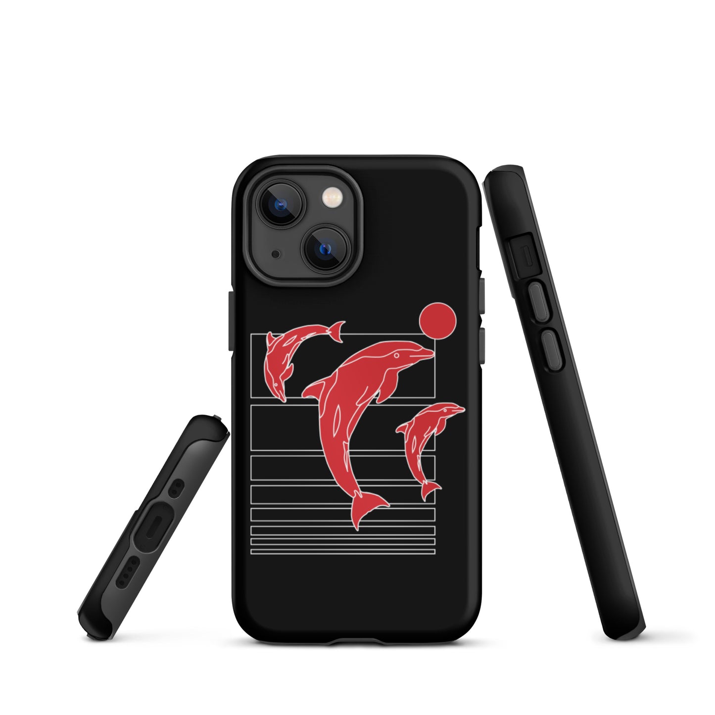 Dancing Dolphins Tough iPhone case