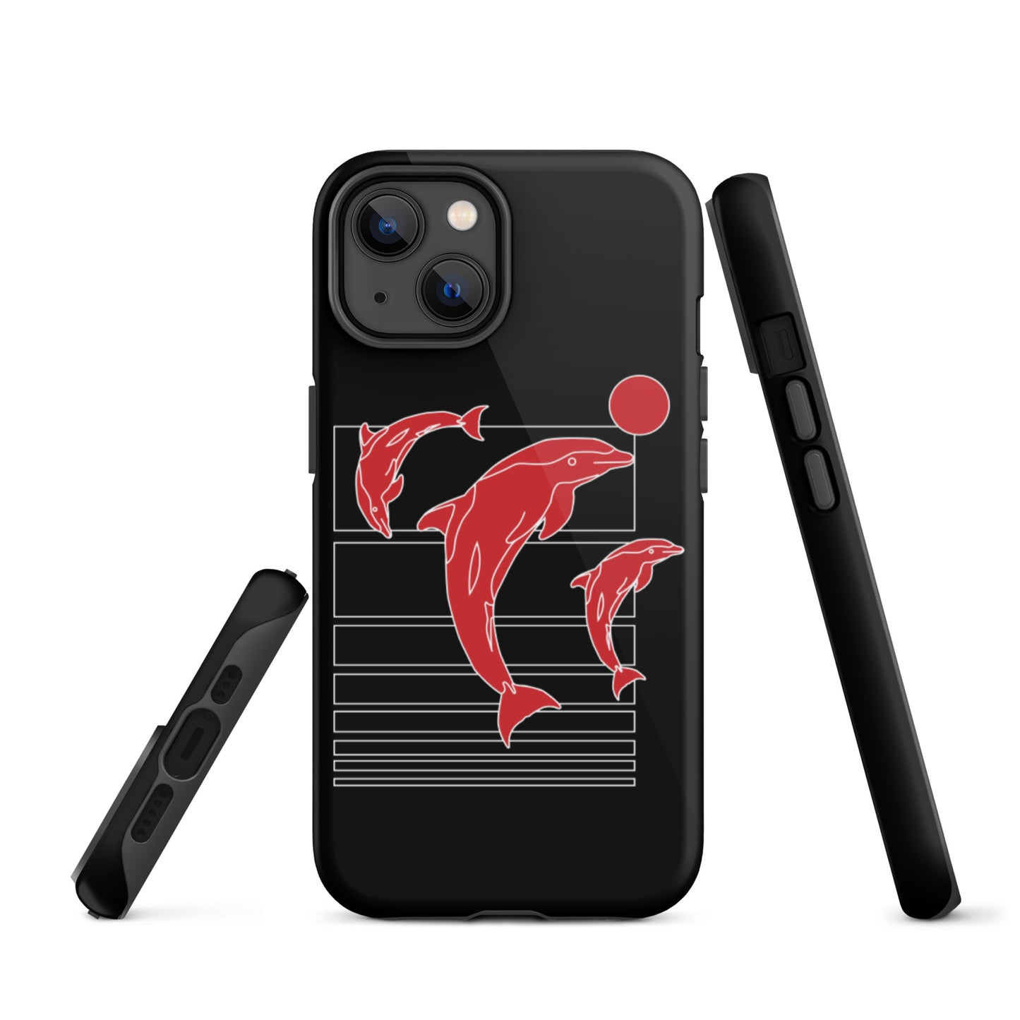 Dancing Dolphins Tough iPhone case