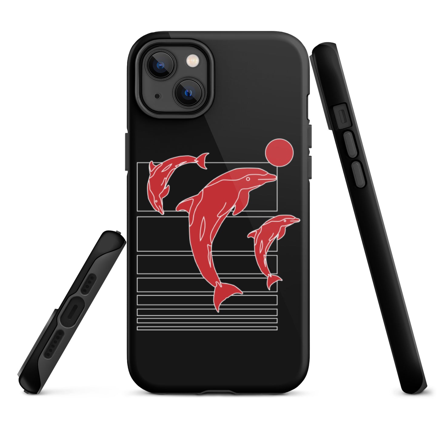 Dancing Dolphins Tough iPhone case