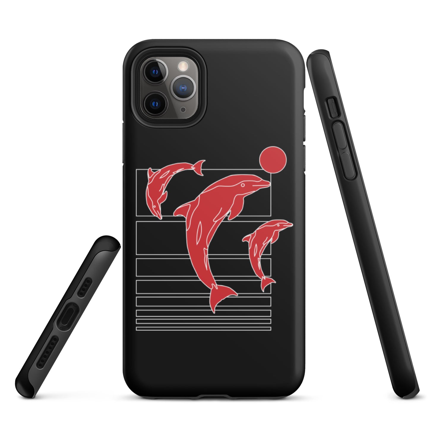 Dancing Dolphins Tough iPhone case