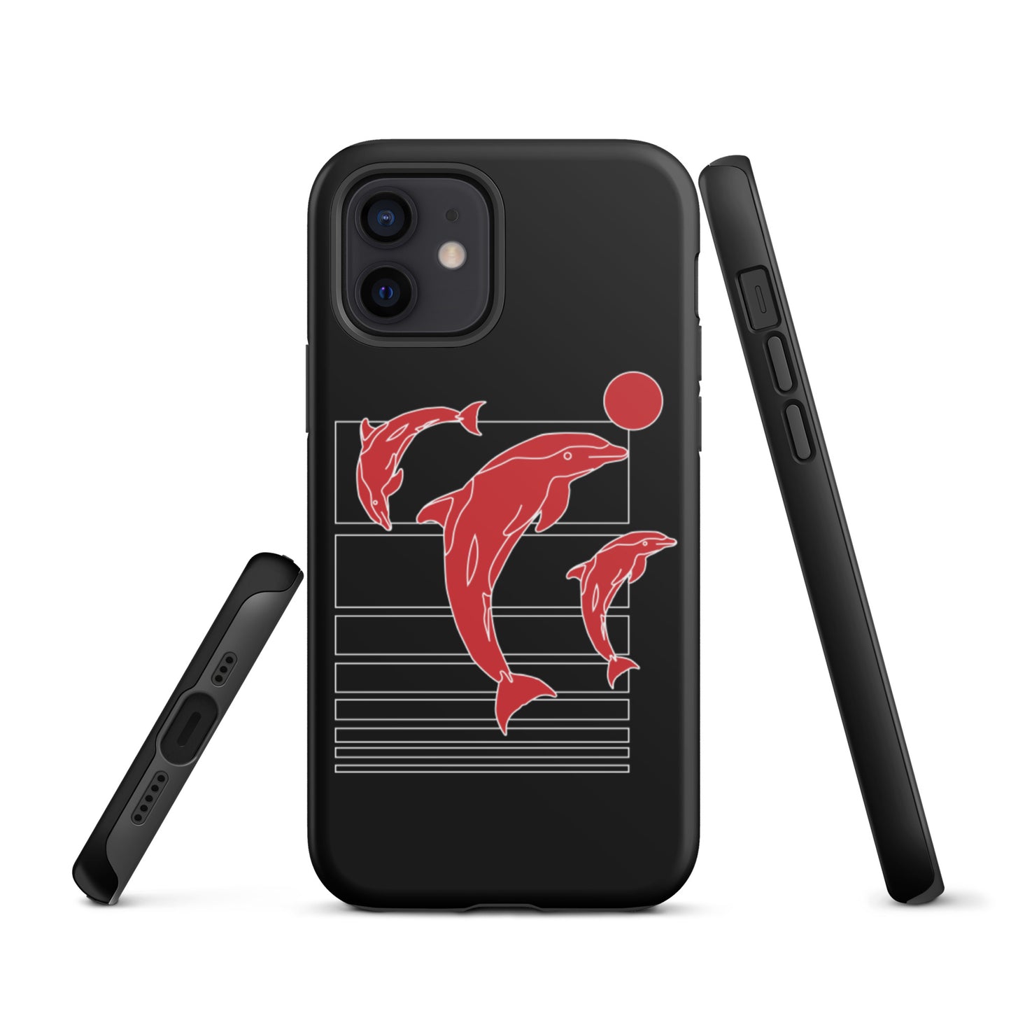 Dancing Dolphins Tough iPhone case