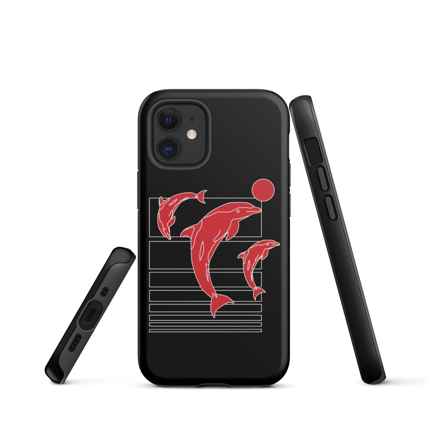 Dancing Dolphins Tough iPhone case