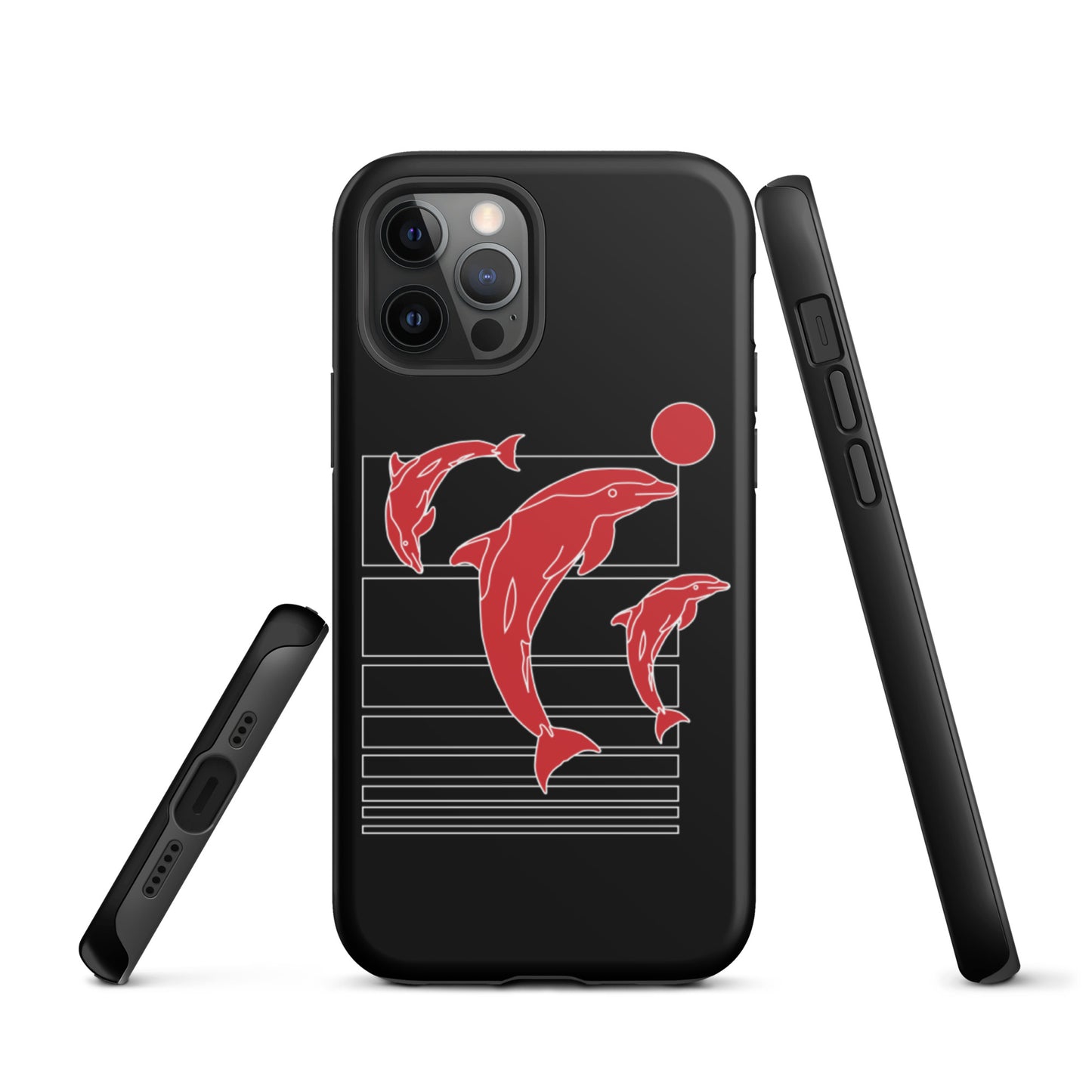 Dancing Dolphins Tough iPhone case