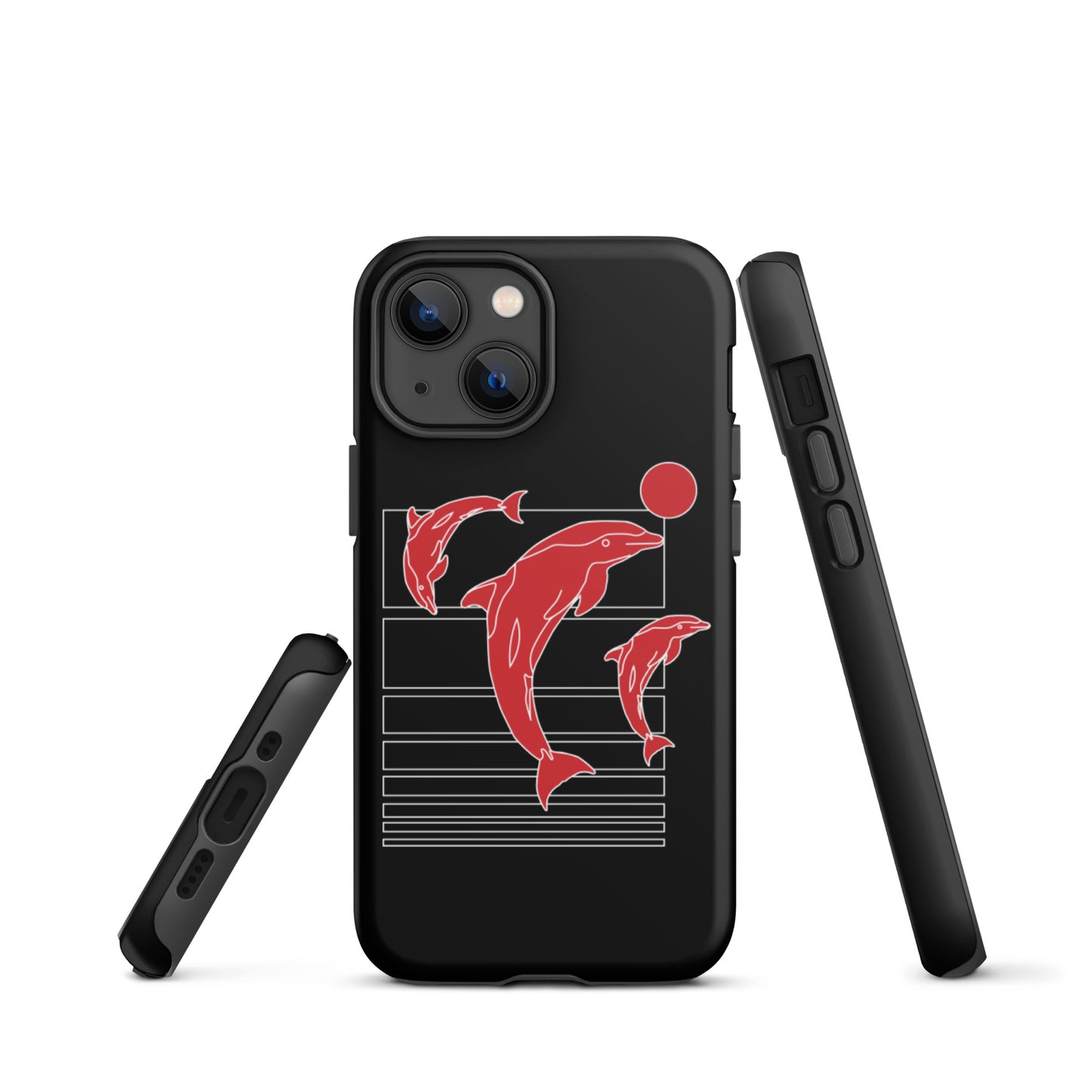 Dancing Dolphins Tough iPhone case