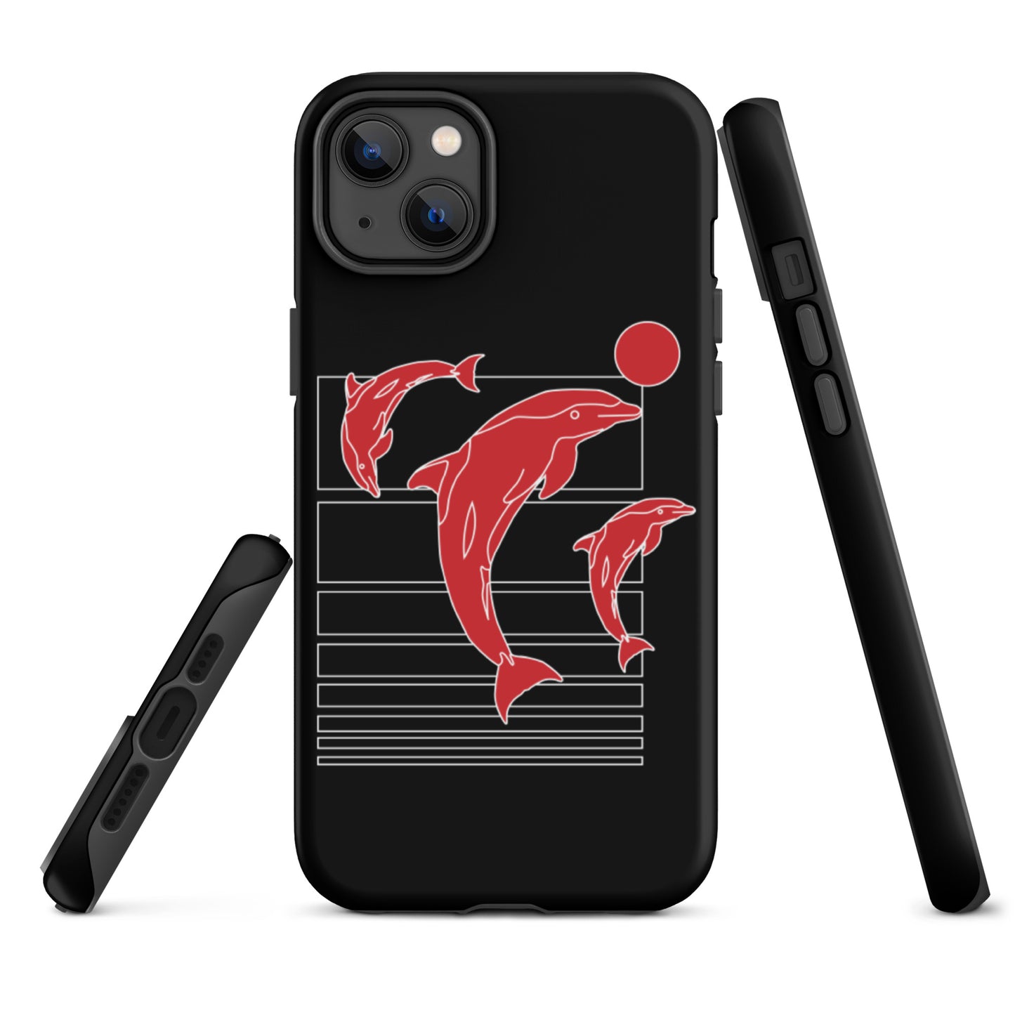 Dancing Dolphins Tough iPhone case