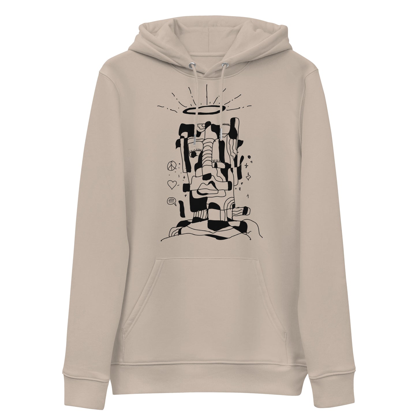 Love and Peace Premuim Eco Hoodie