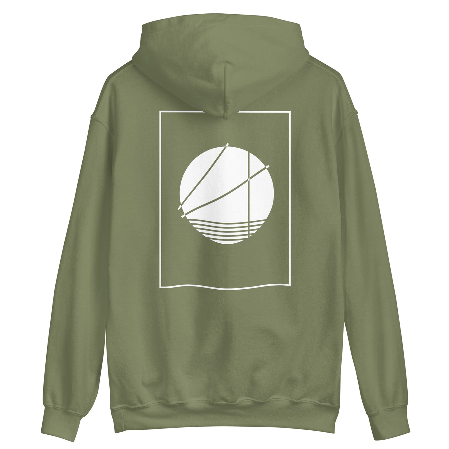 Abstract Cirlce Hoodie Sweatshirt