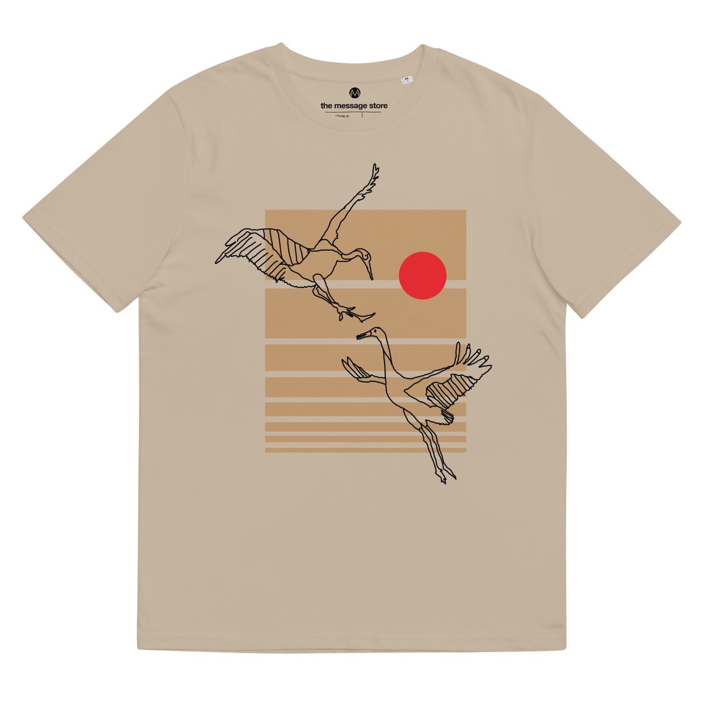 Dancing Cranes Eco Friendly T-shirt