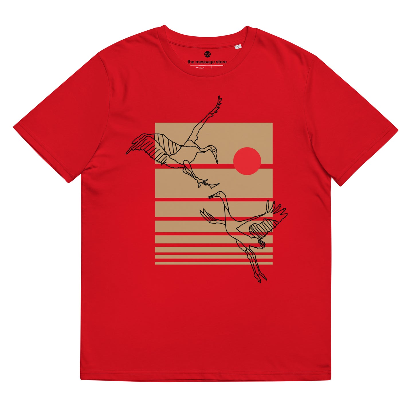 Dancing Cranes Eco Friendly T-shirt