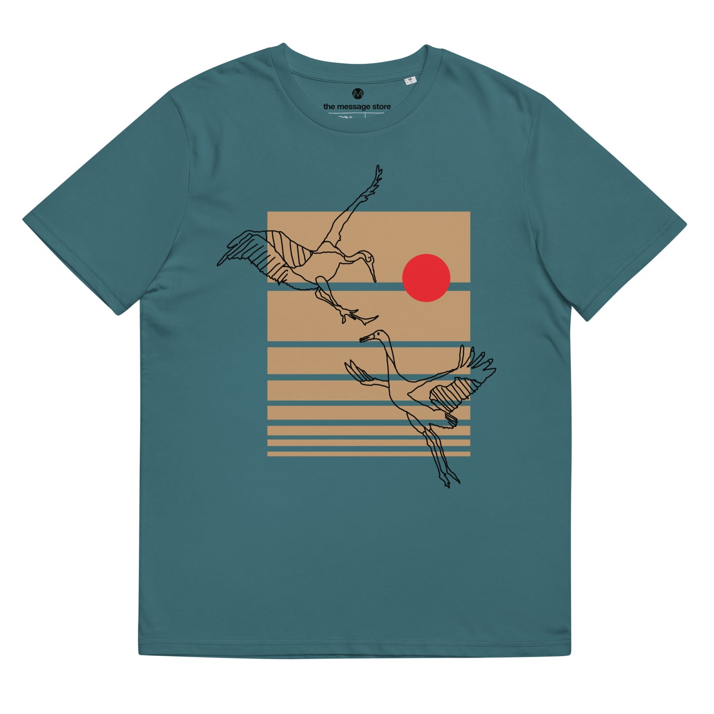 Dancing Cranes Eco Friendly T-shirt