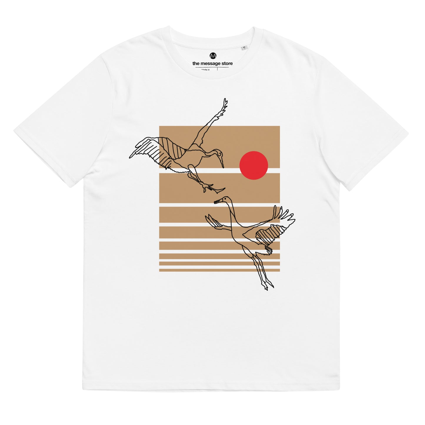 Dancing Cranes Eco Friendly T-shirt